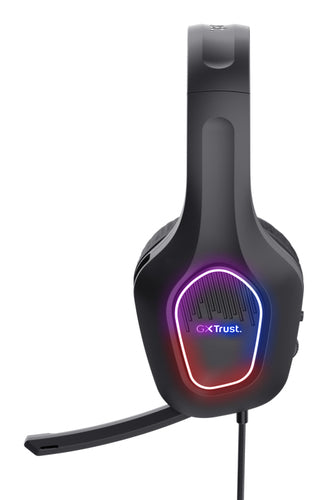 Trust GXT 416 ZIROX Headset Wired Head-band Gaming USB Type-A Black Trust GXT 416 ZIROX Headset Wired Head-band Gaming USB Type-A Black